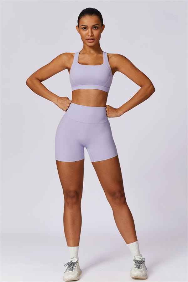 Ensemble top et short de sport Ellise - Gymfit