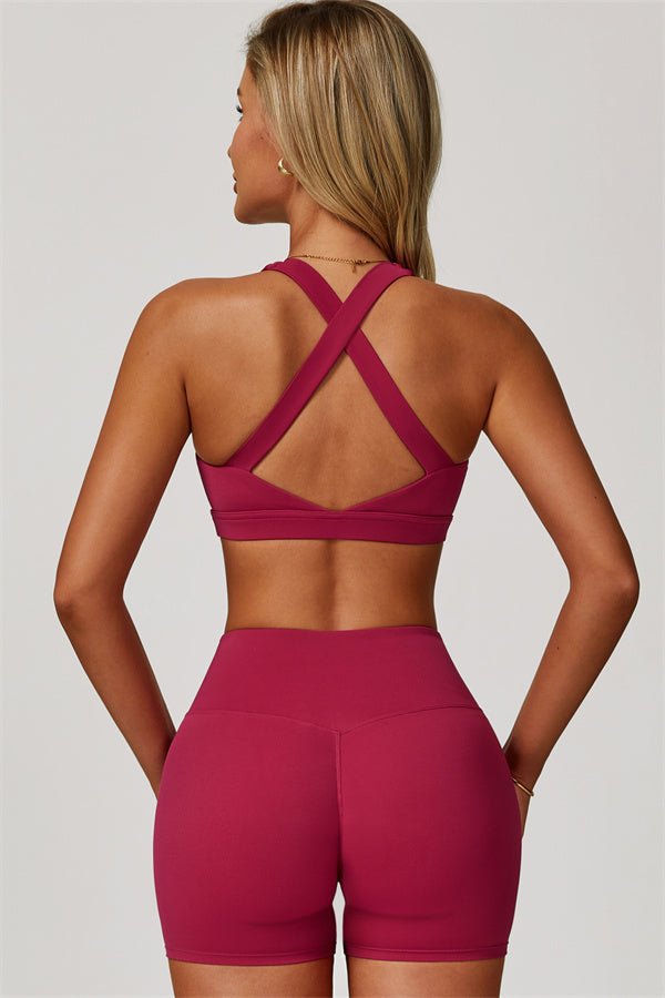 Ensemble top et short de sport Ellise - Gymfit