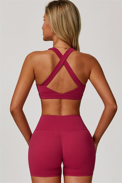 Ensemble top et short de sport Ellise - Gymfit