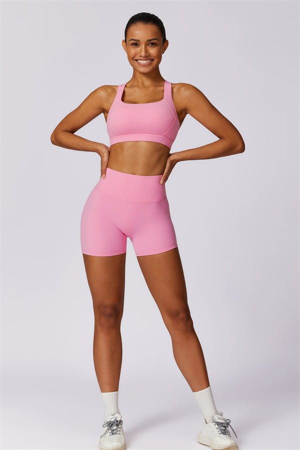Ensemble top et short de sport Ellise - Gymfit