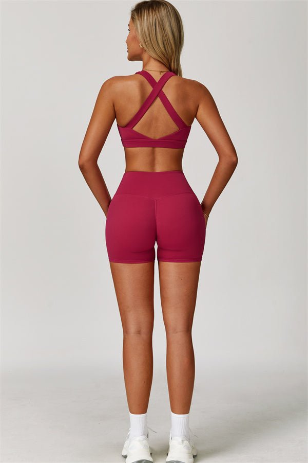 Ensemble top de sport et short Ellise - Gymfit