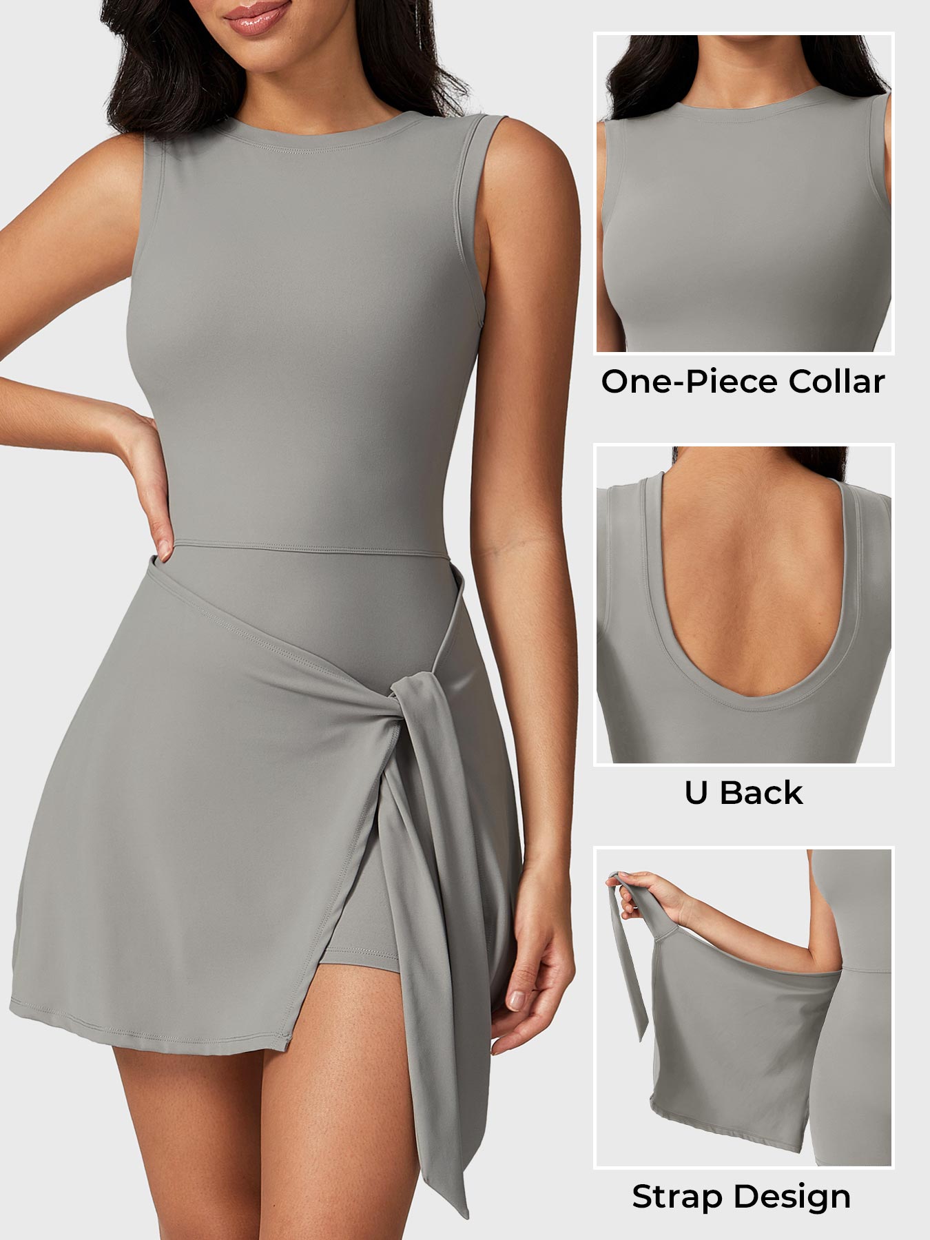 Gymfit Elora Sleeveless Tennis Dress - Gymfit
