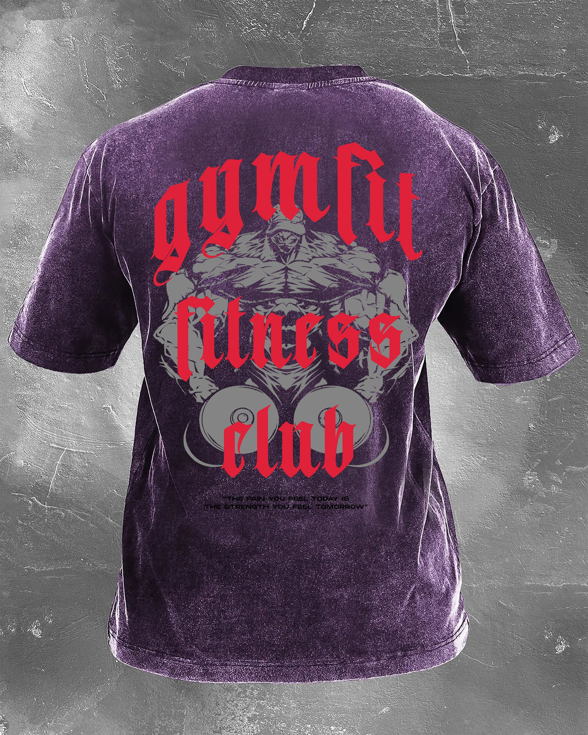 GYMFIT FITNESS CLUB WASHED T - SHIRT - Gymfit