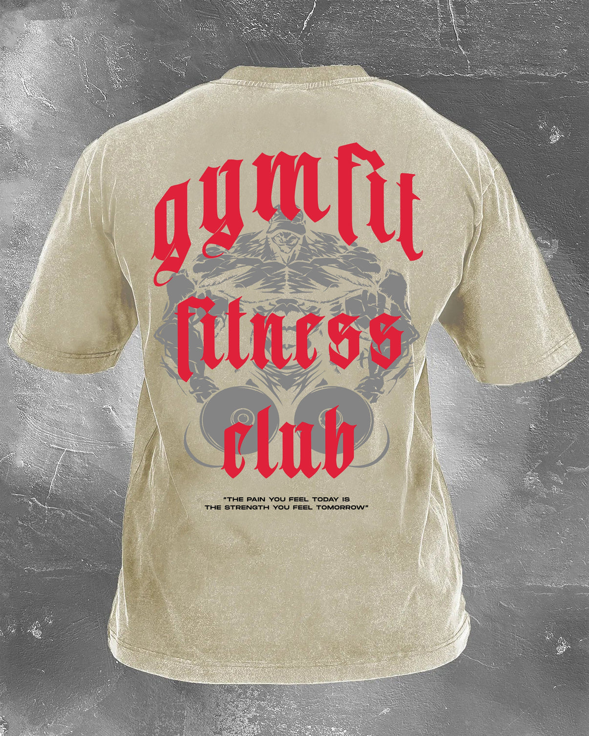GYMFIT FITNESS CLUB WASHED T - SHIRT - Gymfit