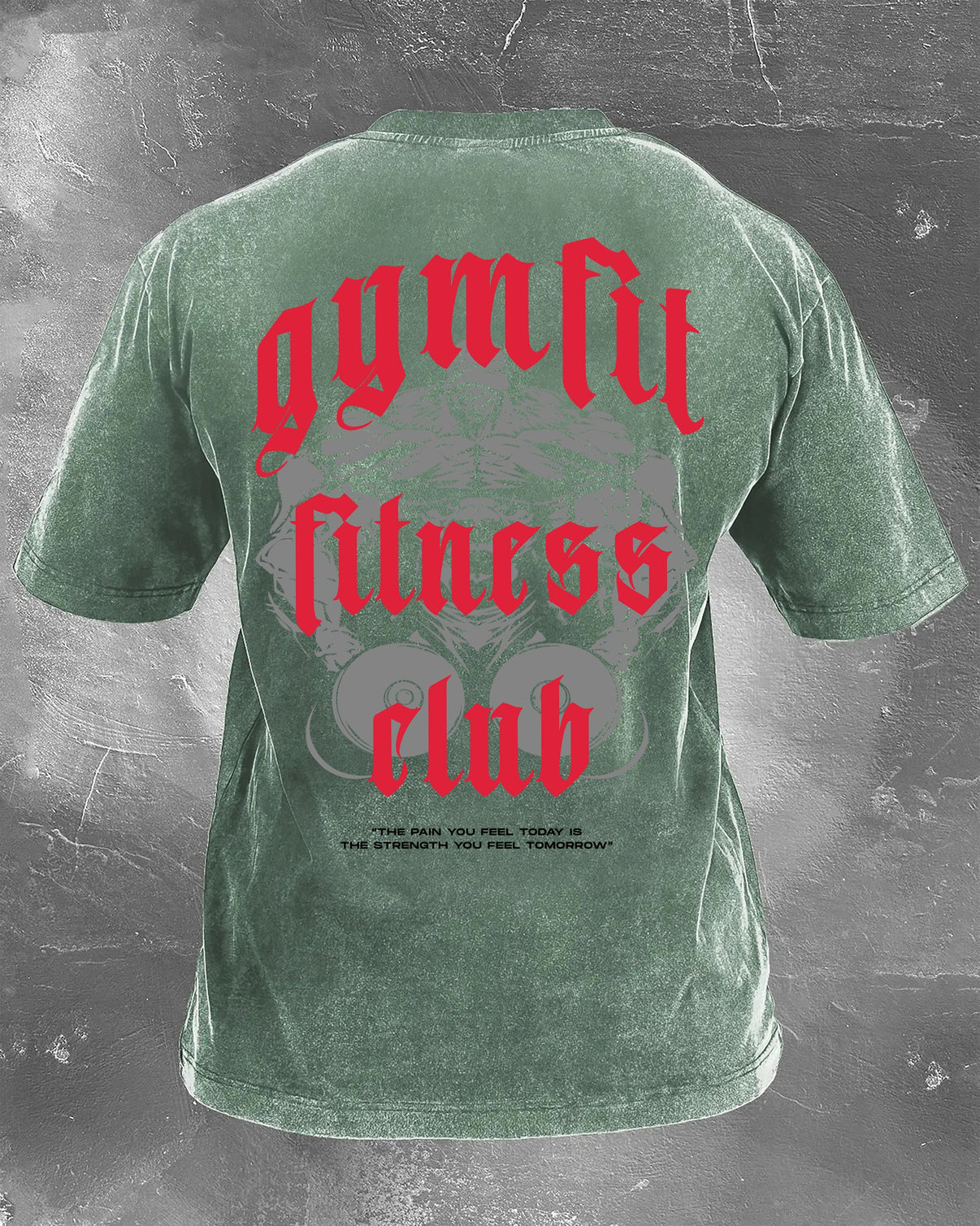 GYMFIT FITNESS CLUB WASHED T - SHIRT - Gymfit