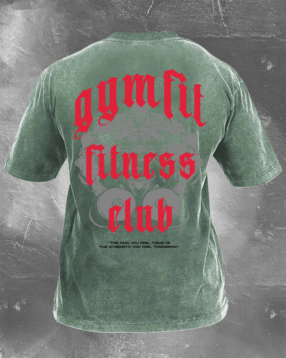 GYMFIT FITNESS CLUB WASHED T - SHIRT - Gymfit