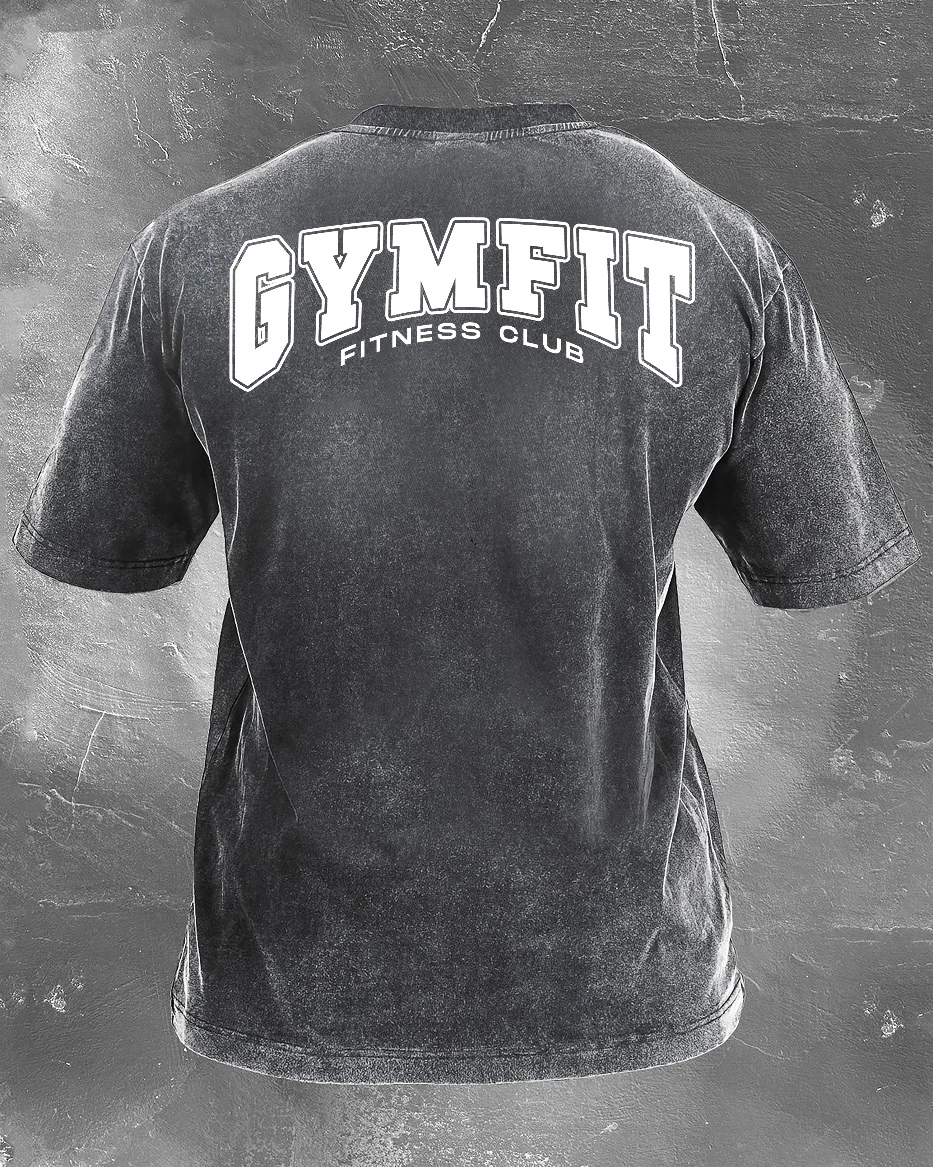 GYMFIT FITNESS CLUB WASHED T - SHIRT - Gymfit