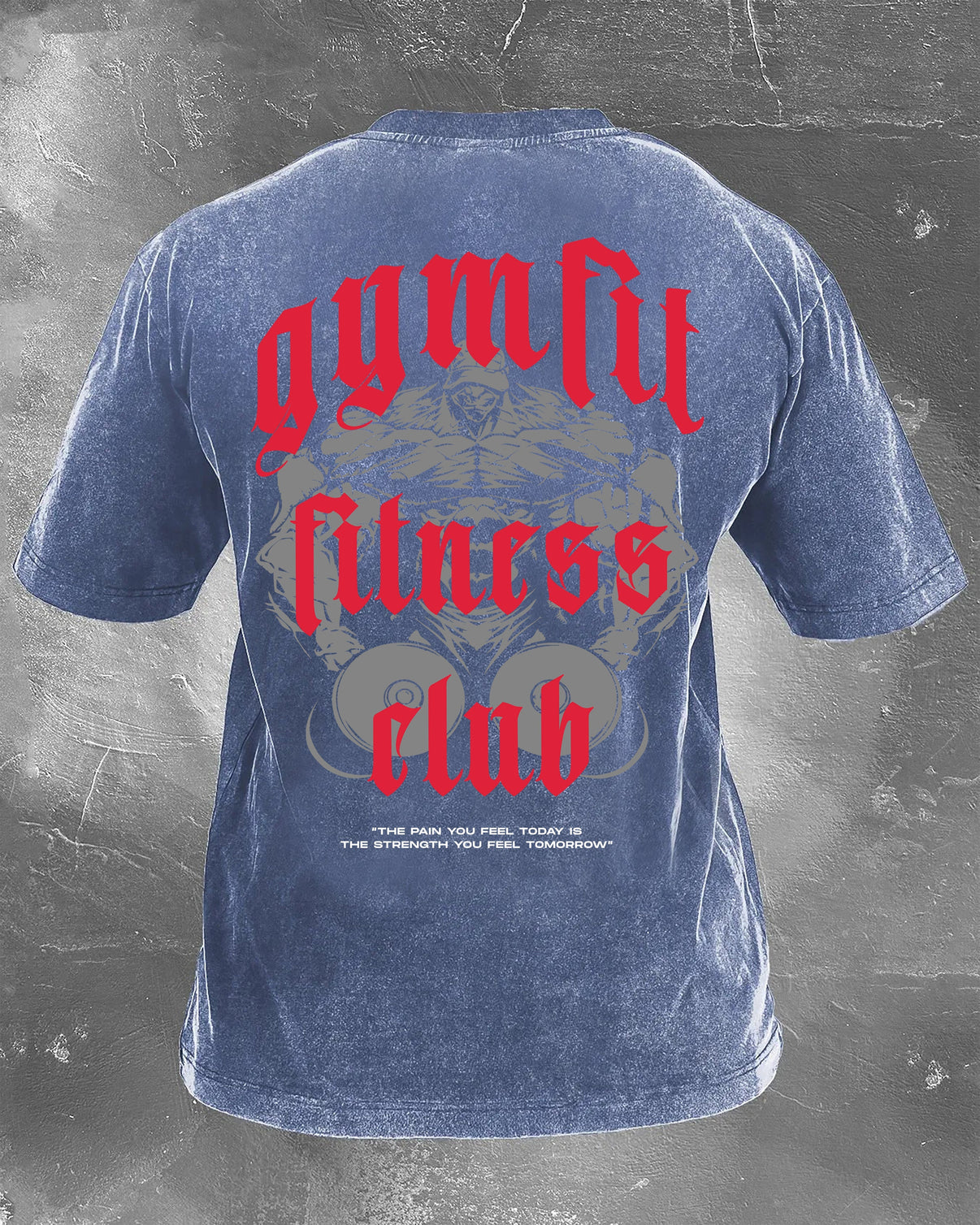 GYMFIT FITNESS CLUB WASHED T - SHIRT - Gymfit