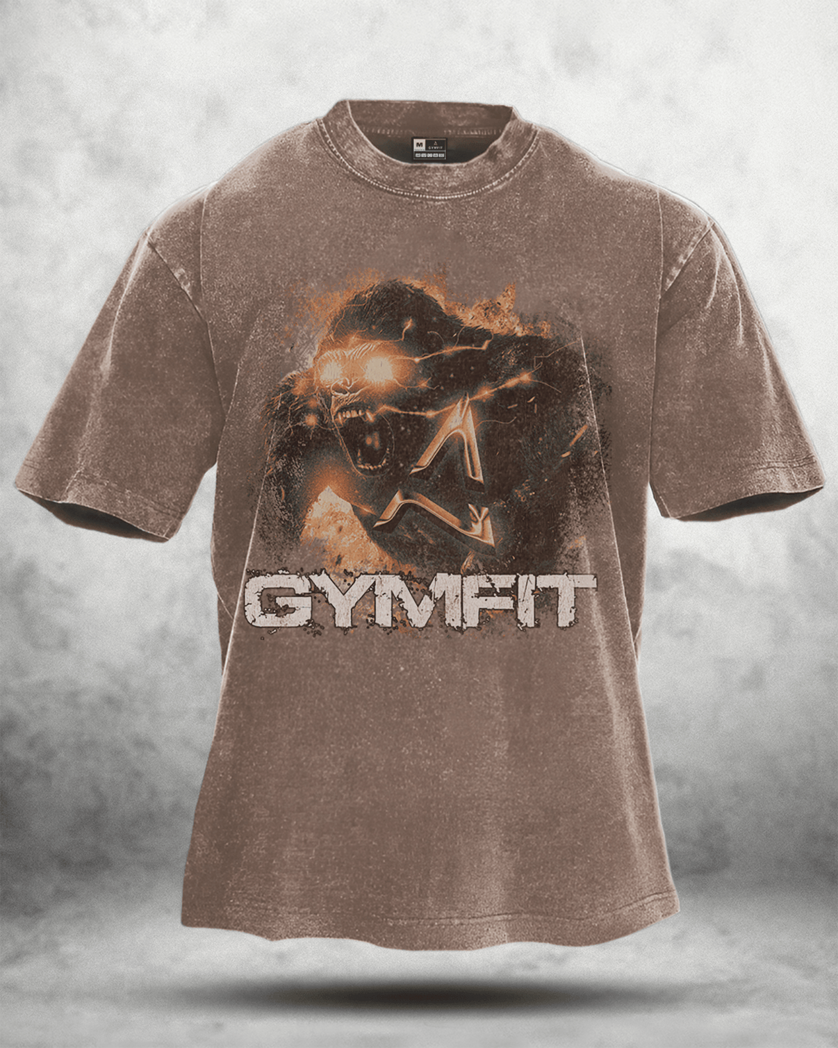 GYMFIT GORILLA WASHED T - SHIRT - Gymfit