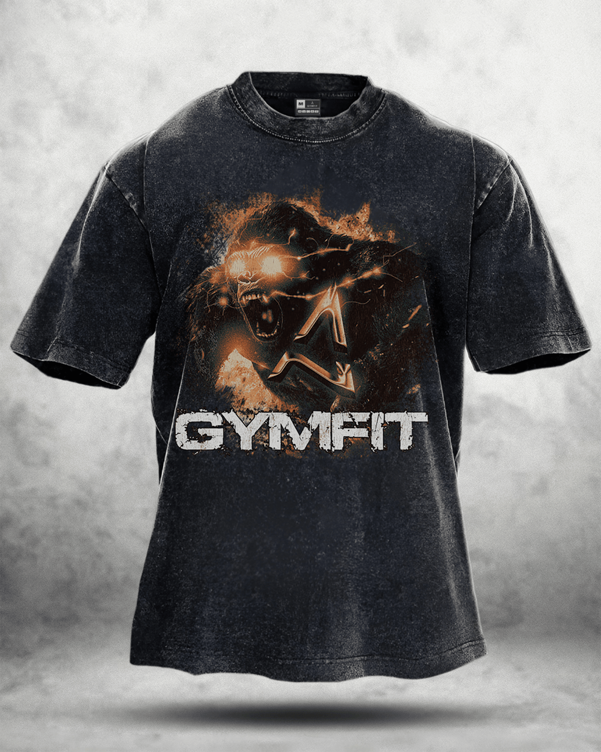 GYMFIT GORILLA WASHED T - SHIRT - Gymfit