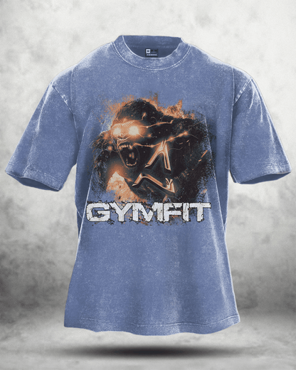 GYMFIT GORILLA WASHED T - SHIRT - Gymfit