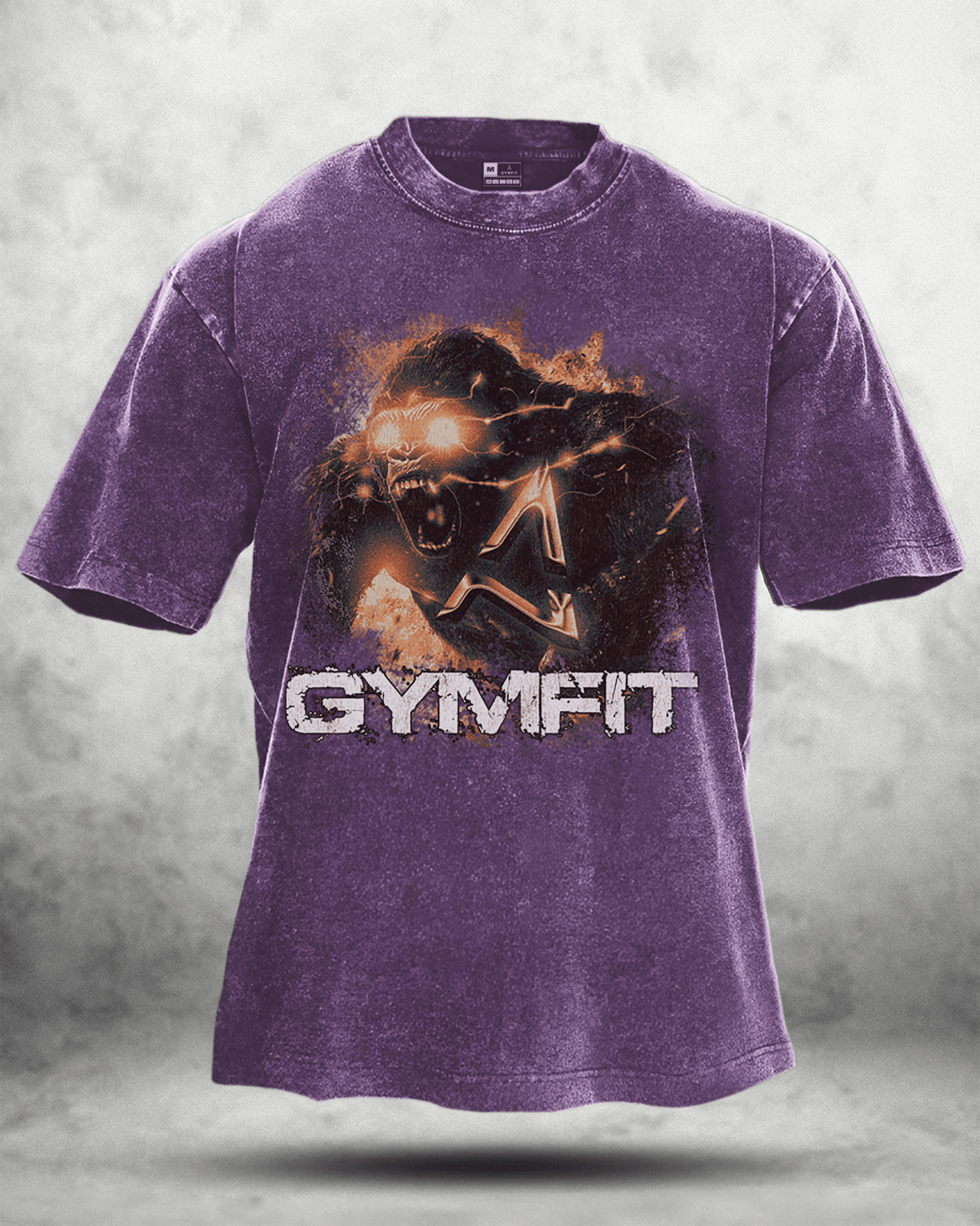 GYMFIT GORILLA WASHED T - SHIRT - Gymfit