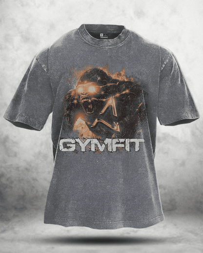 GYMFIT GORILLA WASHED T - SHIRT - Gymfit