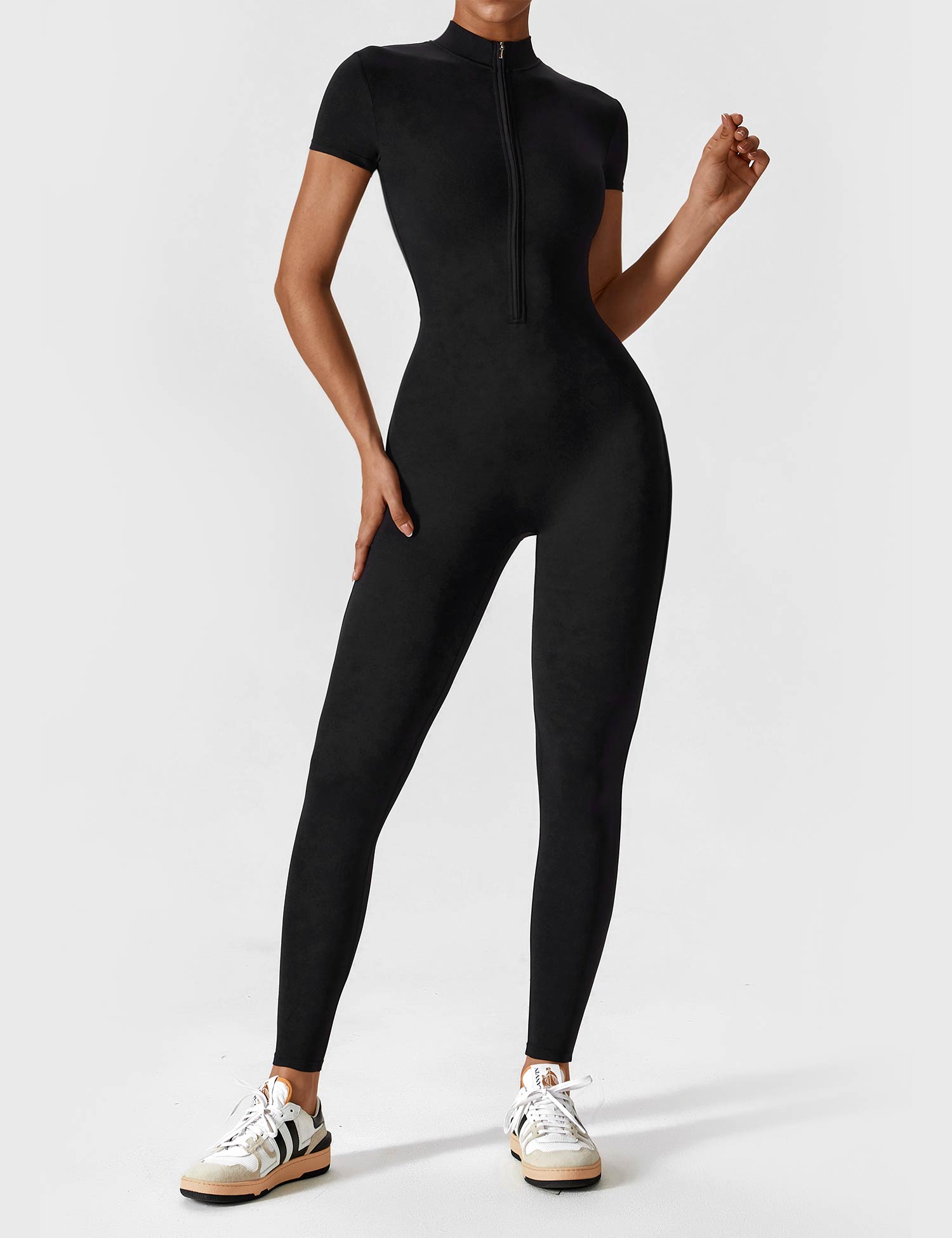 Gymfit Combinaison courte à fermeture éclair - Gymfit