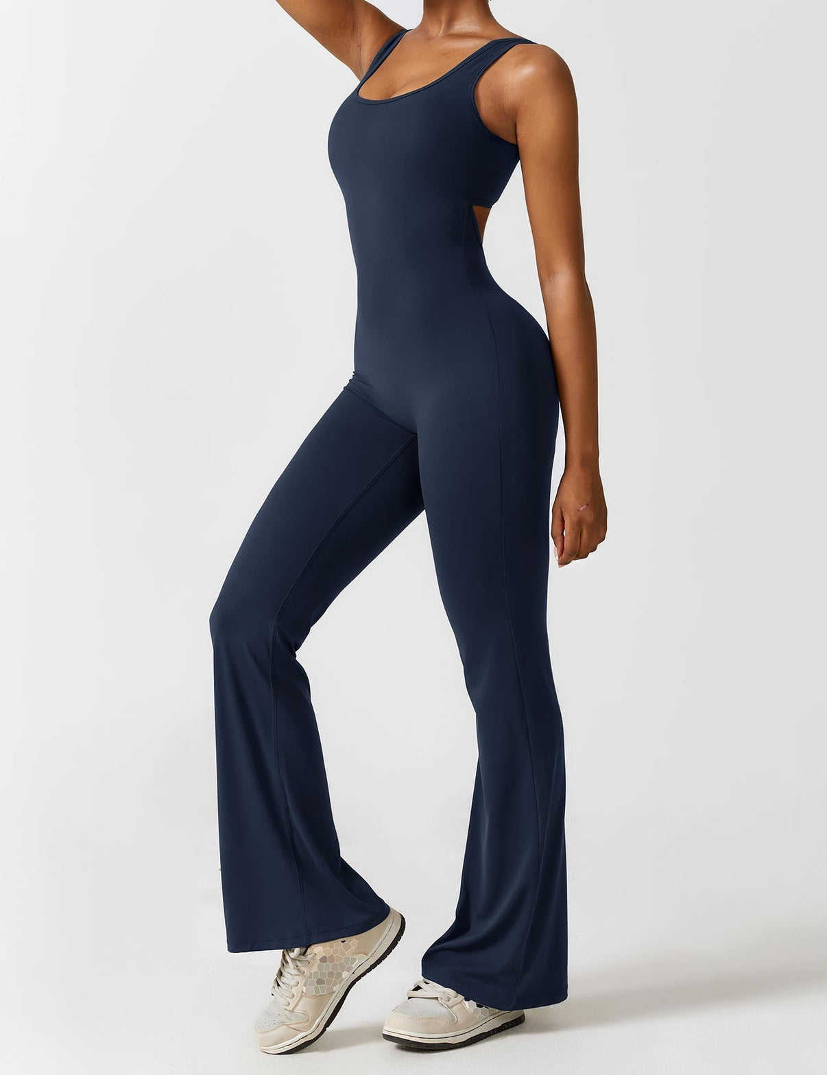 Gymfit Combinaison V - dos - jambe évasée - Gymfit