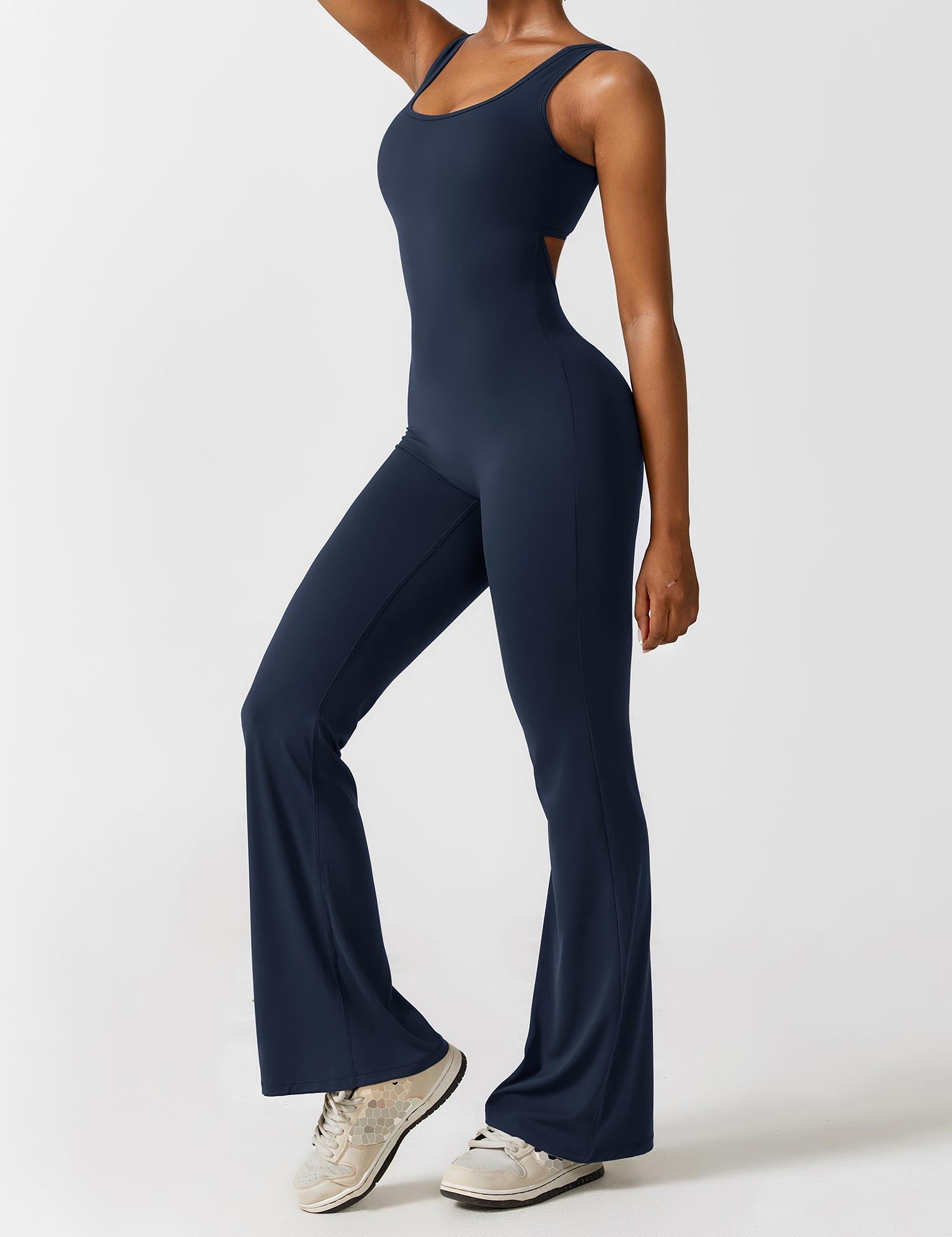 Gymfit Combinaison V - dos - jambe évasée - Gymfit