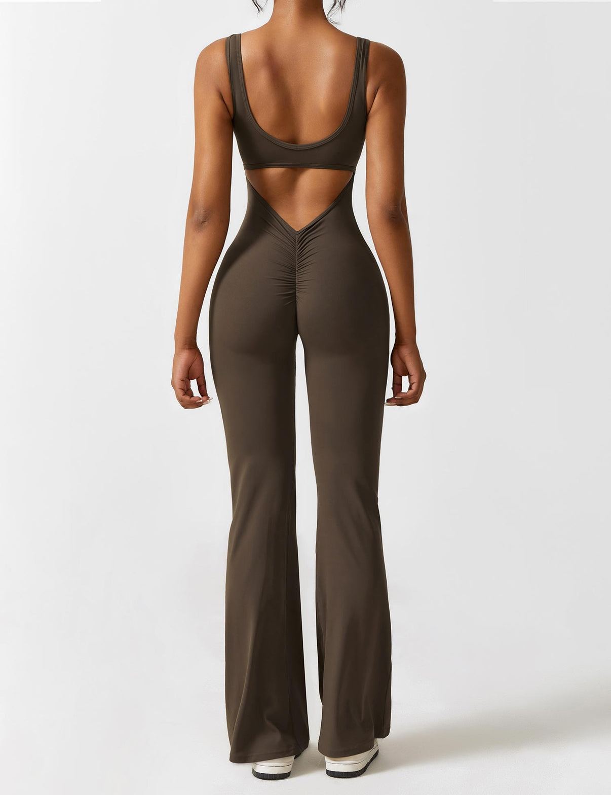 Combinaison Gymfit dos en V, jambes évasées - Gymfit