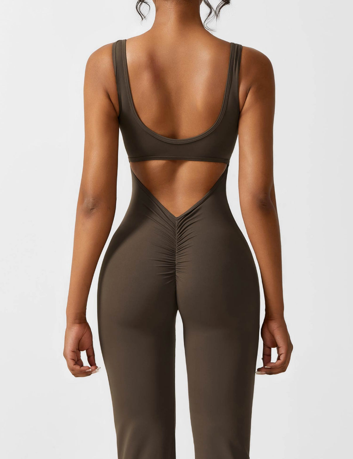 Combinaison Gymfit à dos en V, jambe évasée - Gymfit