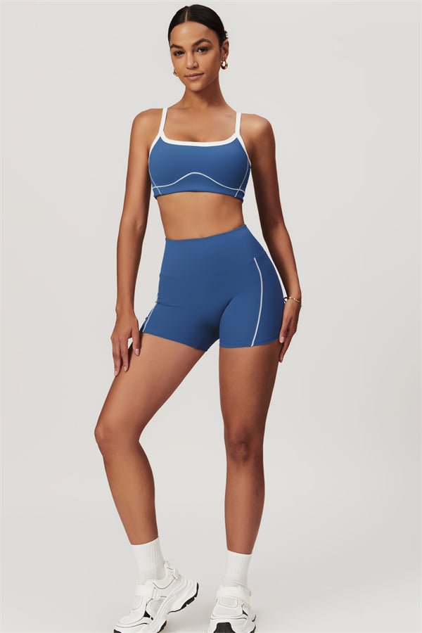 Ensemble Gymfit de top de sport doublé et short - Gymfit