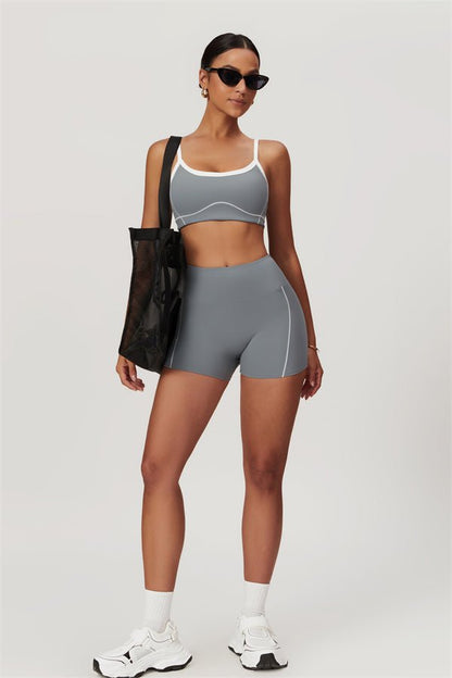 Ensemble haut de sport doublé et short Gymfit - Gymfit