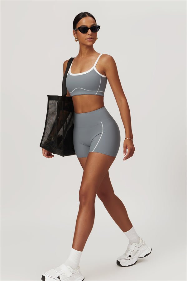 Ensemble Gymfit haut de sport doublé et short - Gymfit
