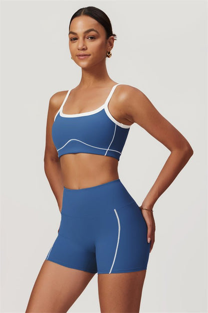 Ensemble haut de sport doublé et short - Gymfit