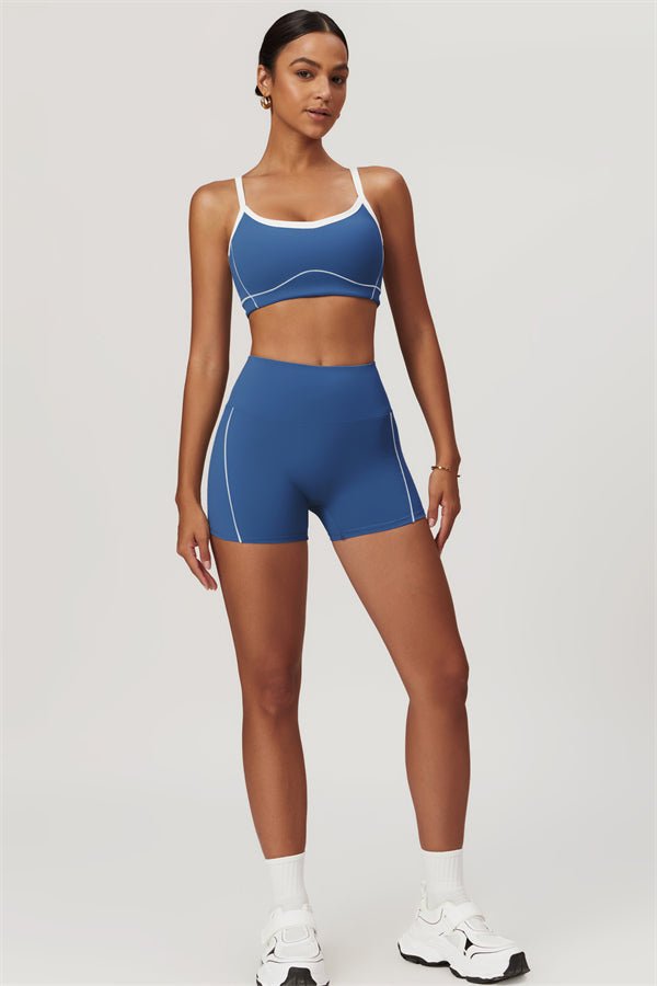 Ensemble haut de sport doublé et short - Gymfit