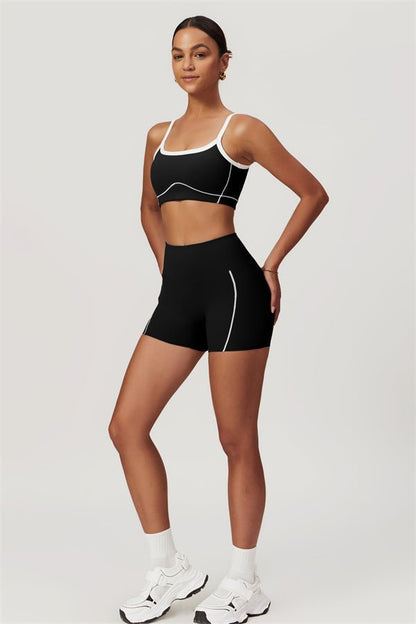 Ensemble Gymfit haut de sport doublé et short - Gymfit