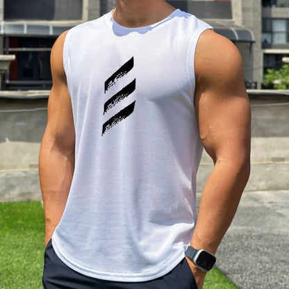 Gymfit Débardeur à rayures en mesh - Gymfit