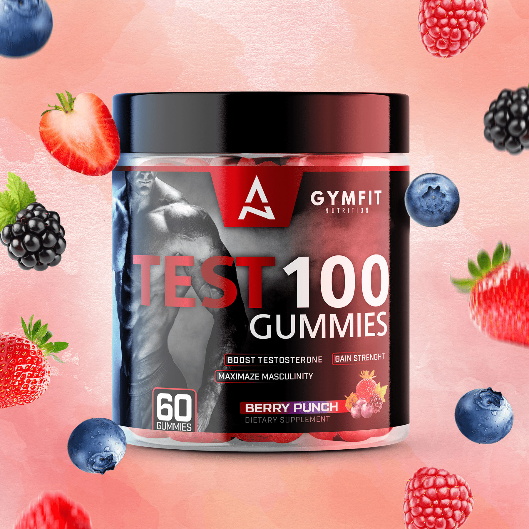 Gymfit Nutrition TEST 100 gommes - Gymfit