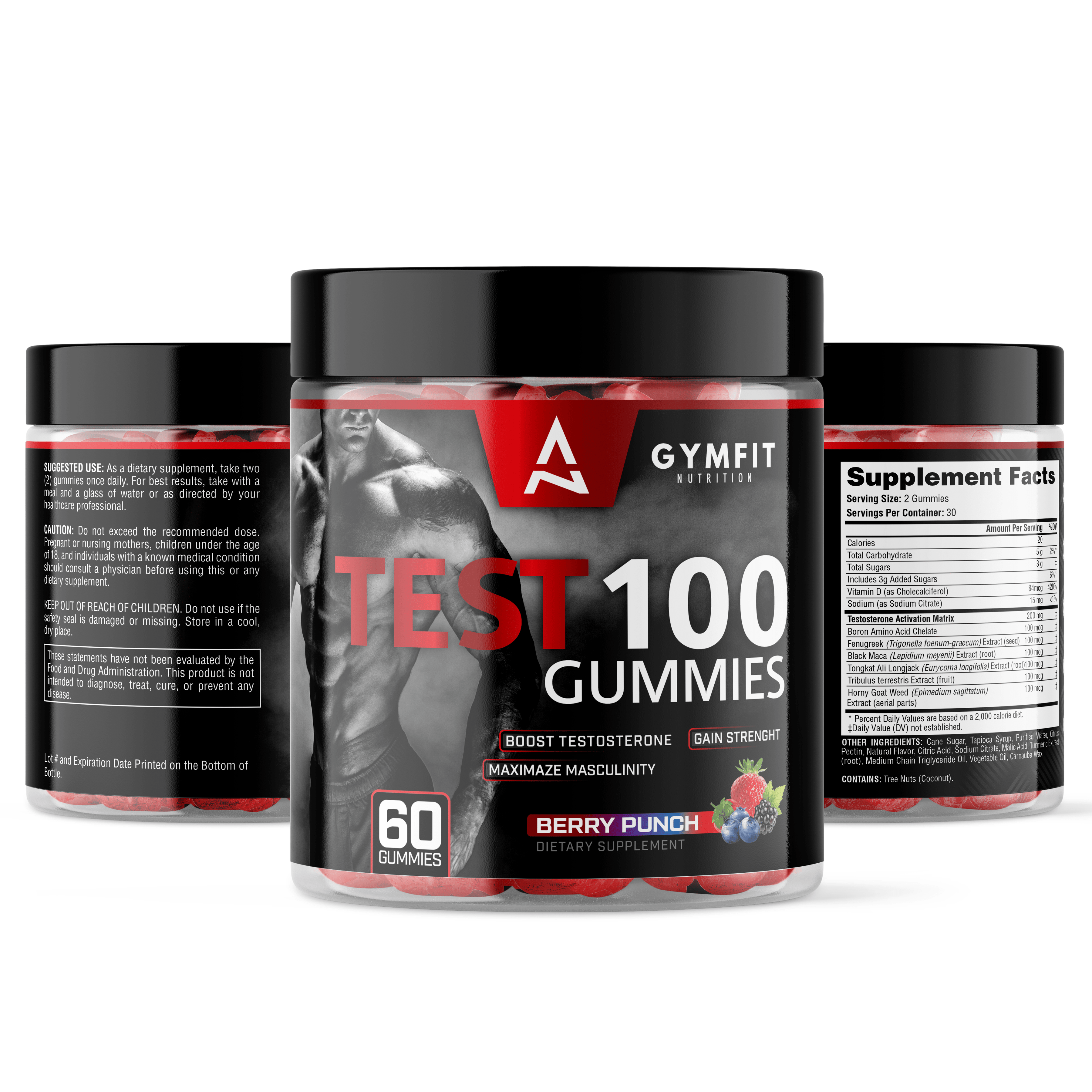 Gymfit Nutrition TEST 100 gommes - Gymfit
