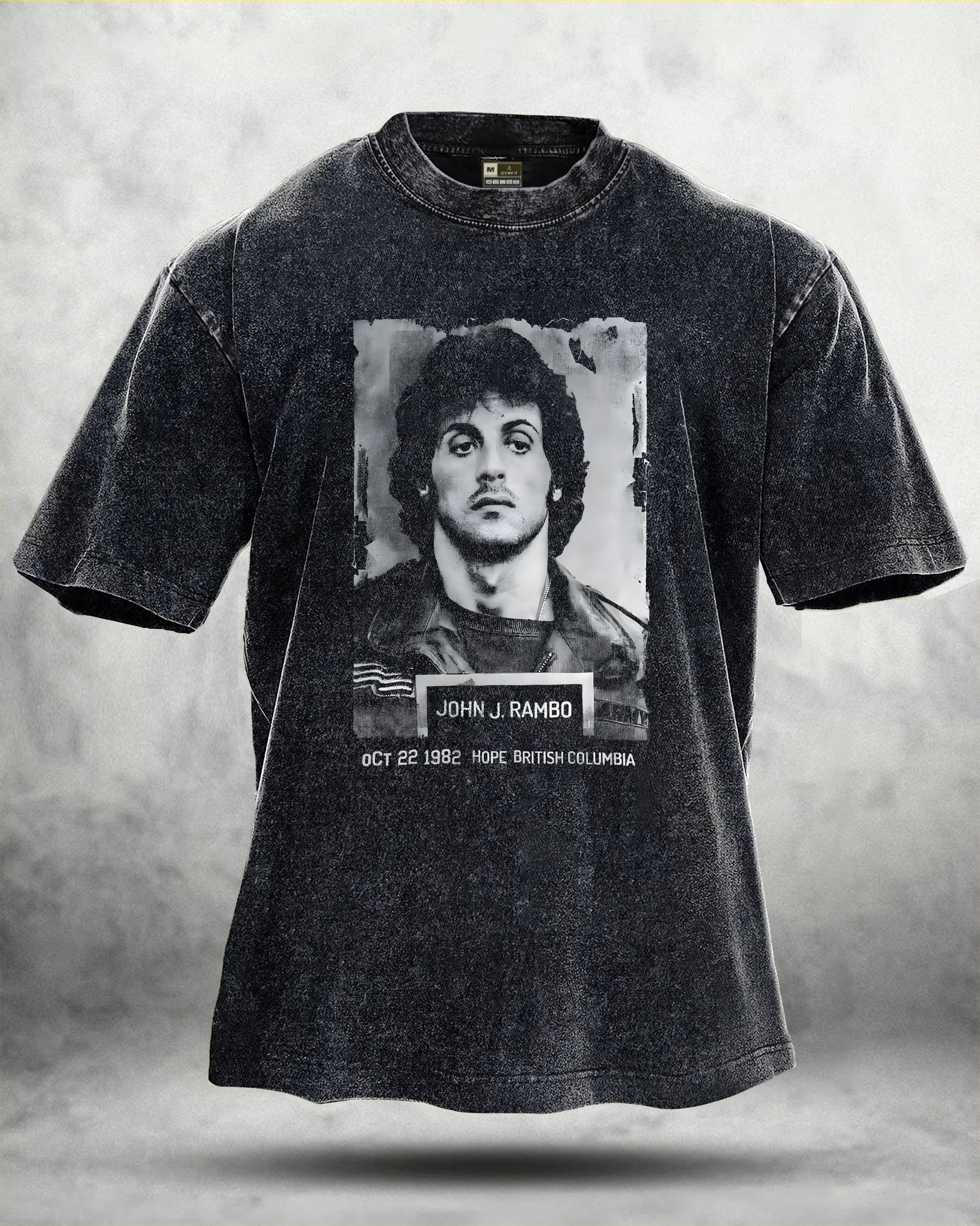 GYMFIT RAMBO WASHED T - SHIRT - Gymfit