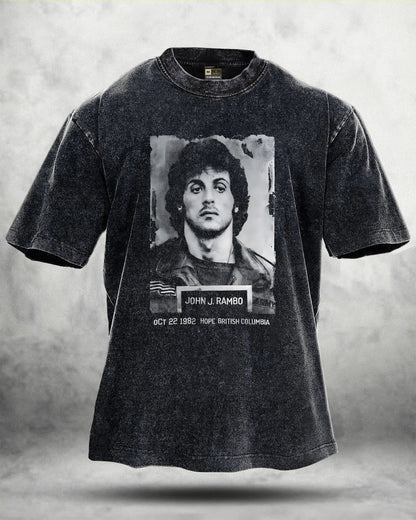 GYMFIT RAMBO WASHED T - SHIRT - Gymfit
