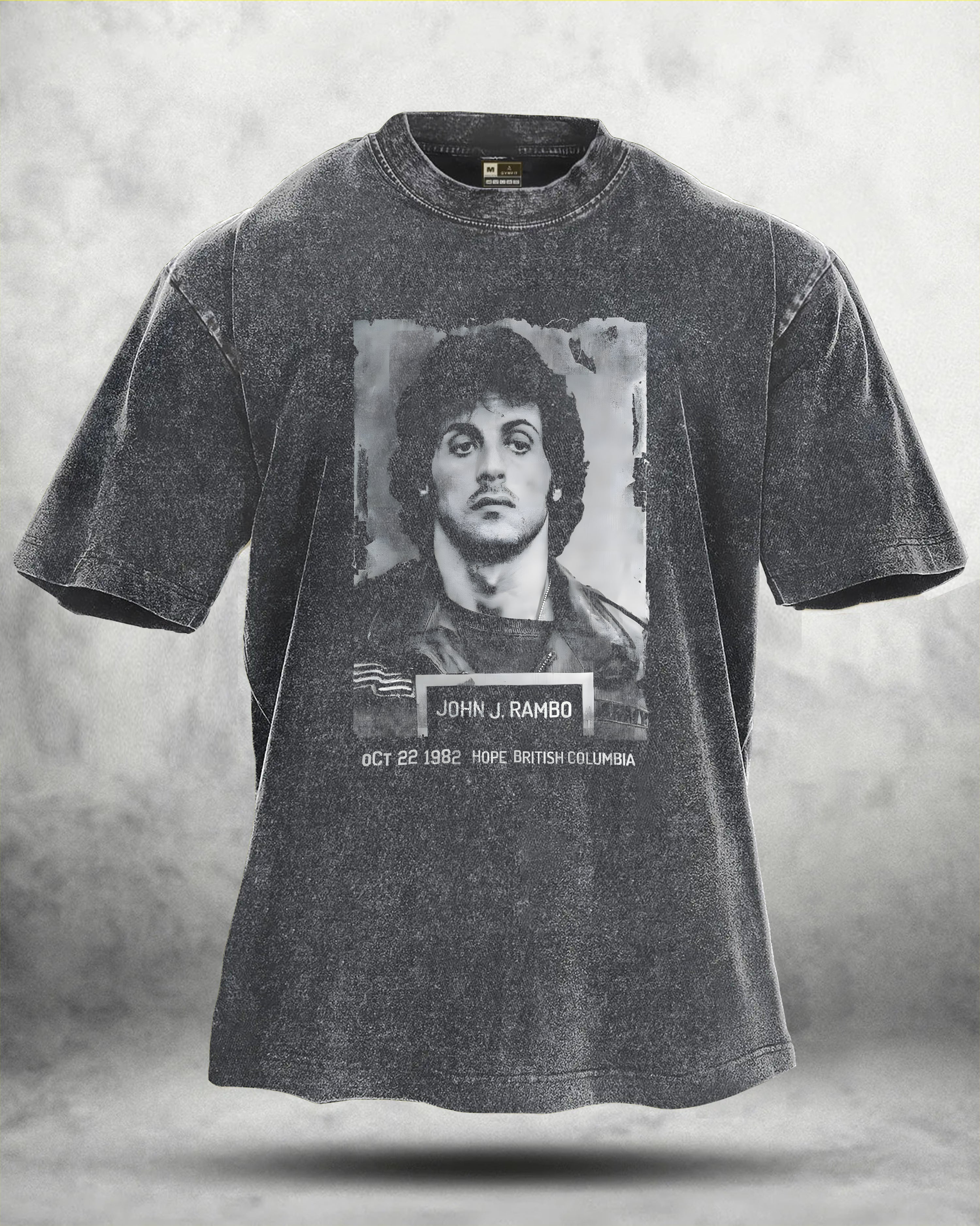 GYMFIT RAMBO WASHED T - SHIRT - Gymfit