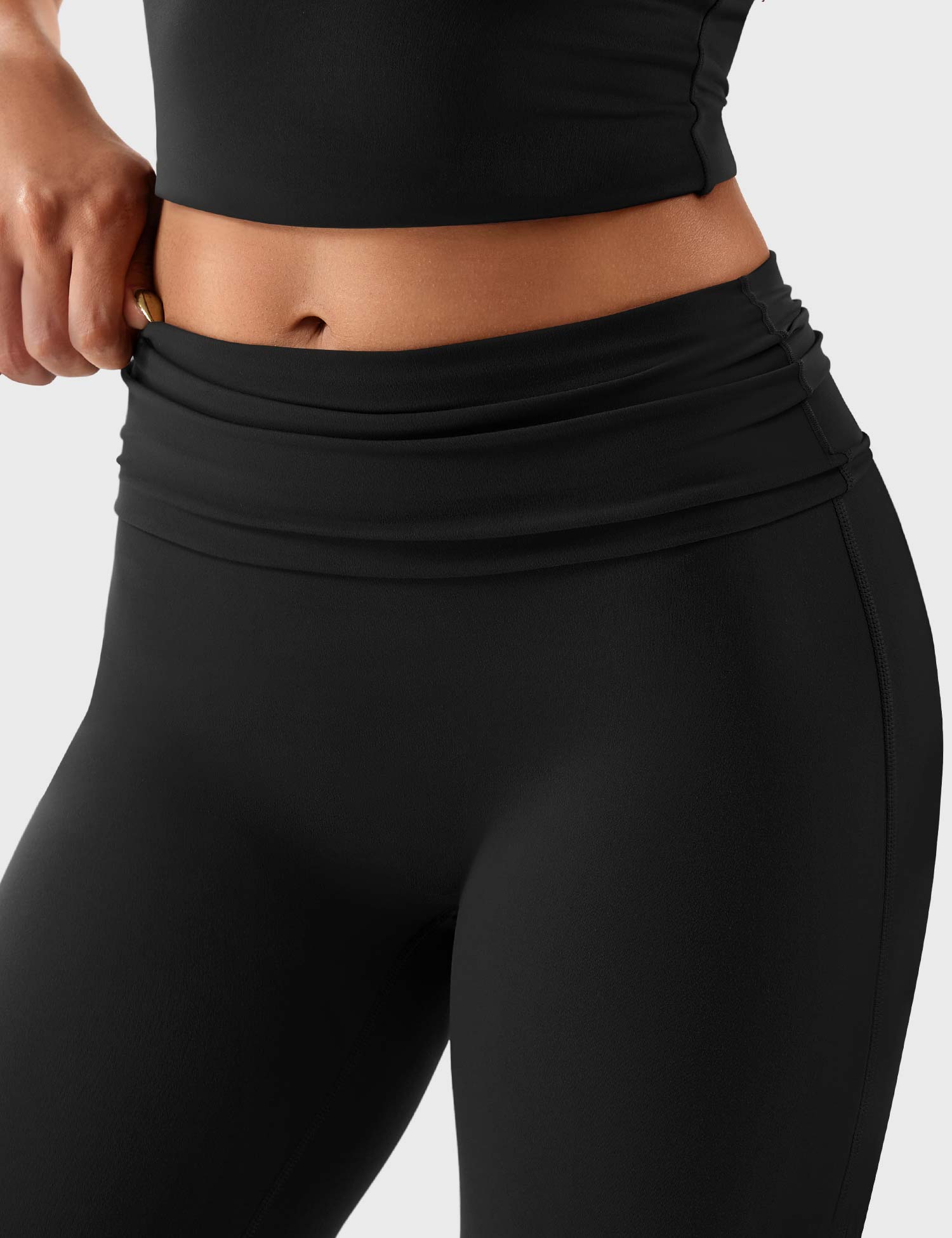 Legging évasé à taille rabattable Romola - Gymfit