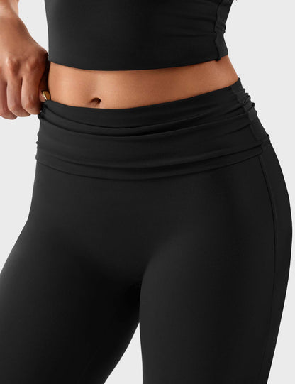 Legging évasé à taille rabattable Romola - Gymfit