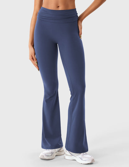 Gymfit Romola legging évasé à taille repliée - Gymfit