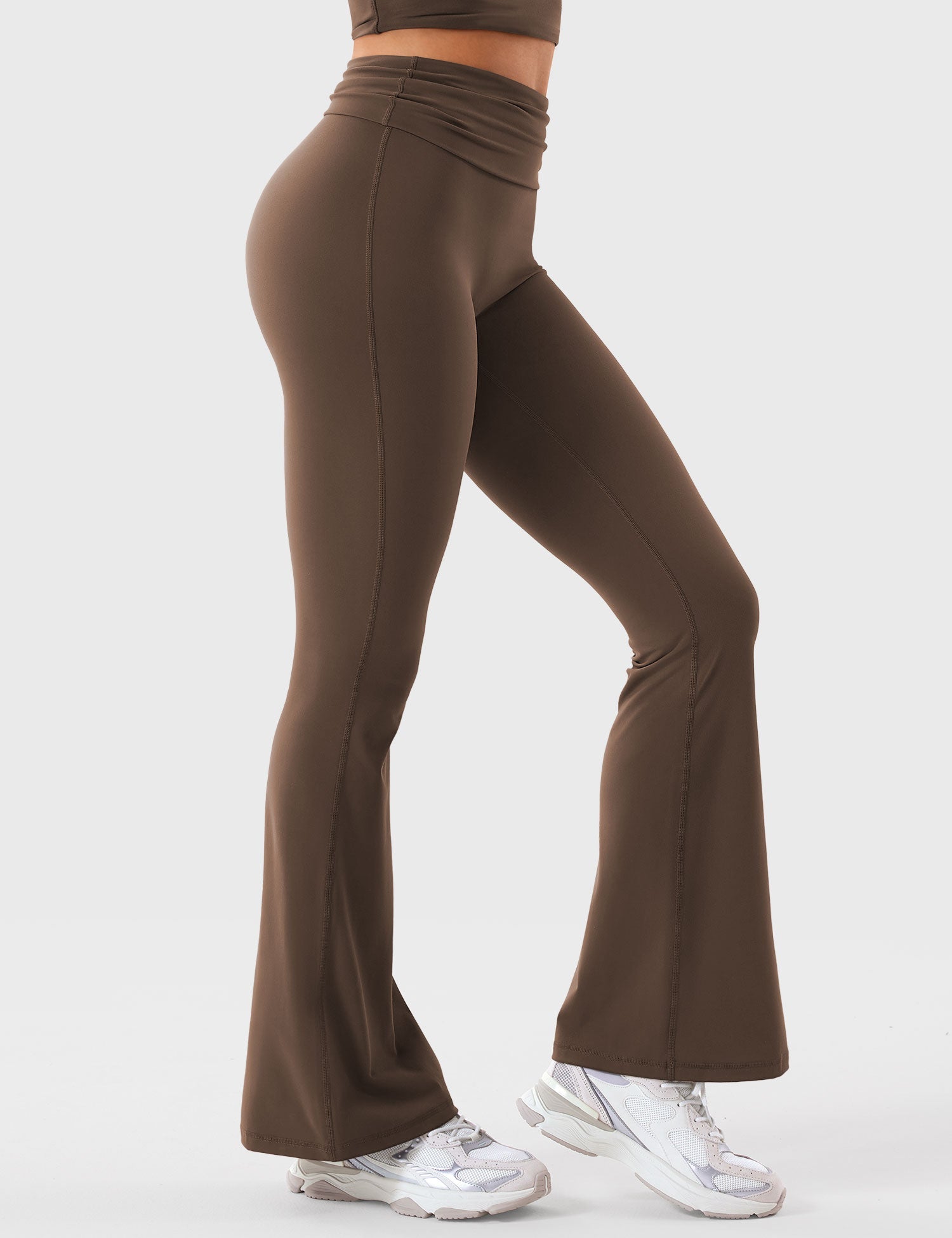 Gymfit Romola legging évasé à taille rabattable - Gymfit