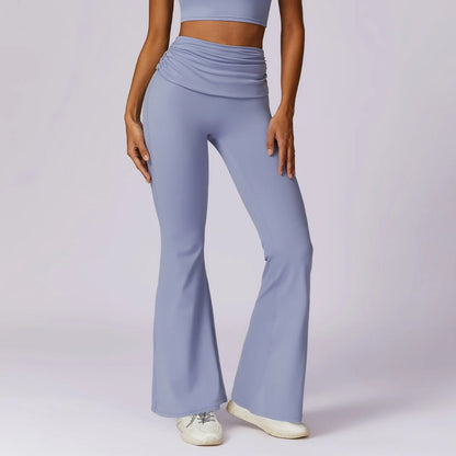 Gymfit Romola Legging évasé à taille rabattable - Gymfit
