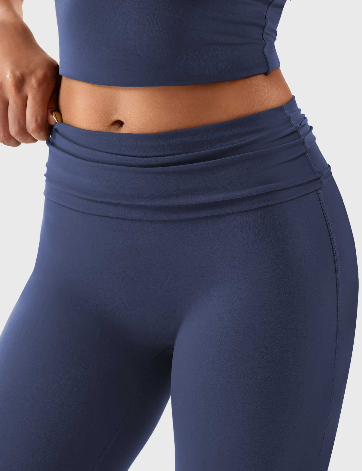 Gymfit Romola leggings évasées à taille rabattable - Gymfit