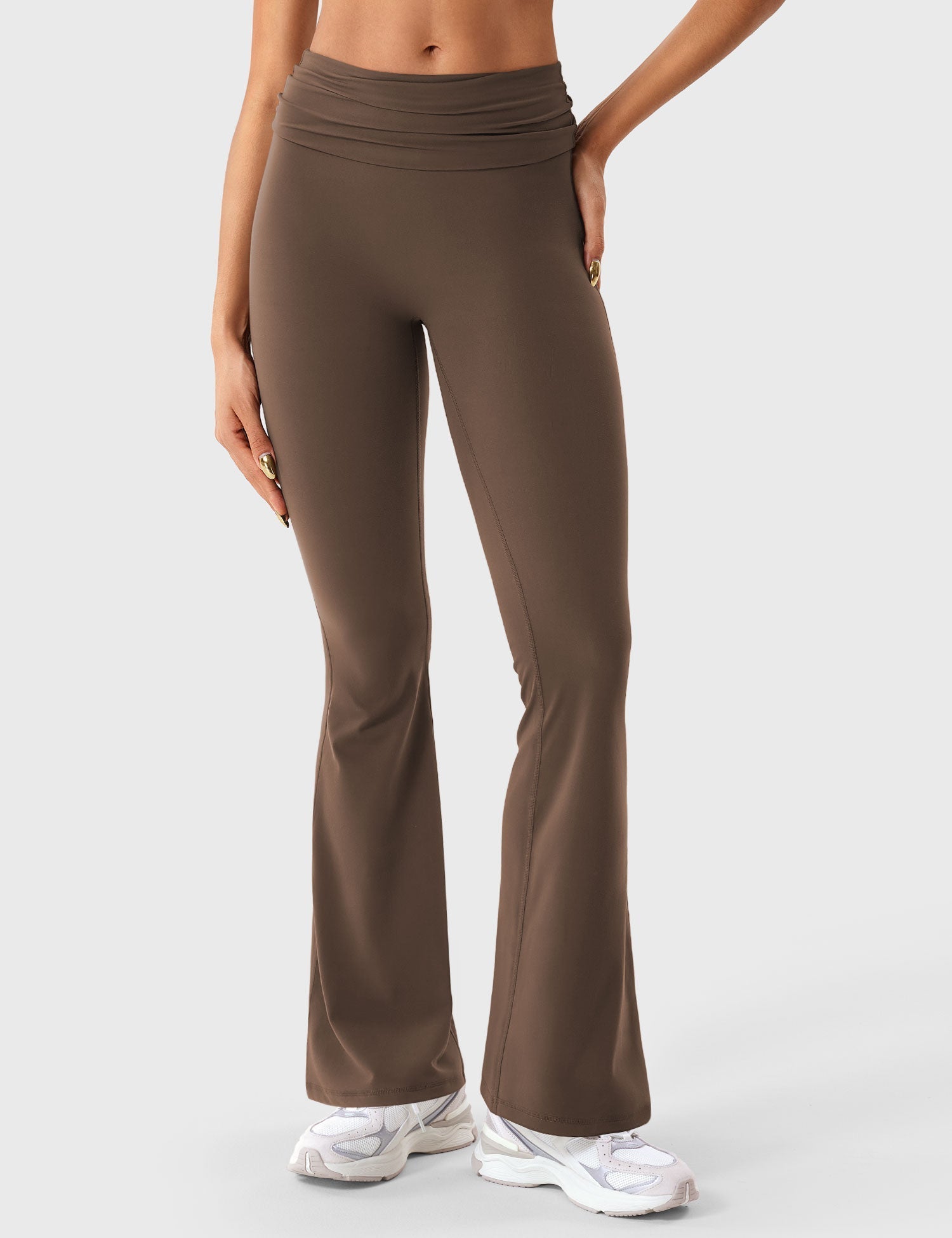 Gymfit Romola legging évasé à taille rabattable - Gymfit