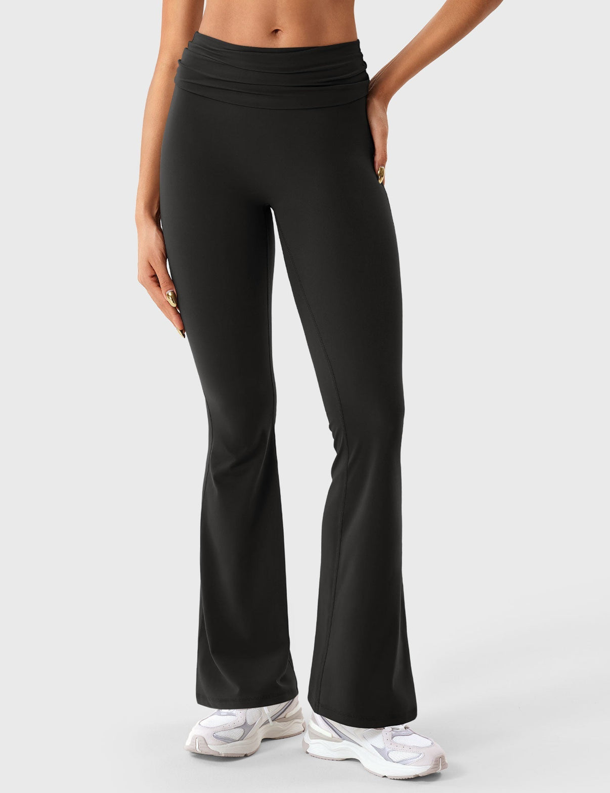 Gymfit Romola Legging évasé à taille rabattable - Gymfit