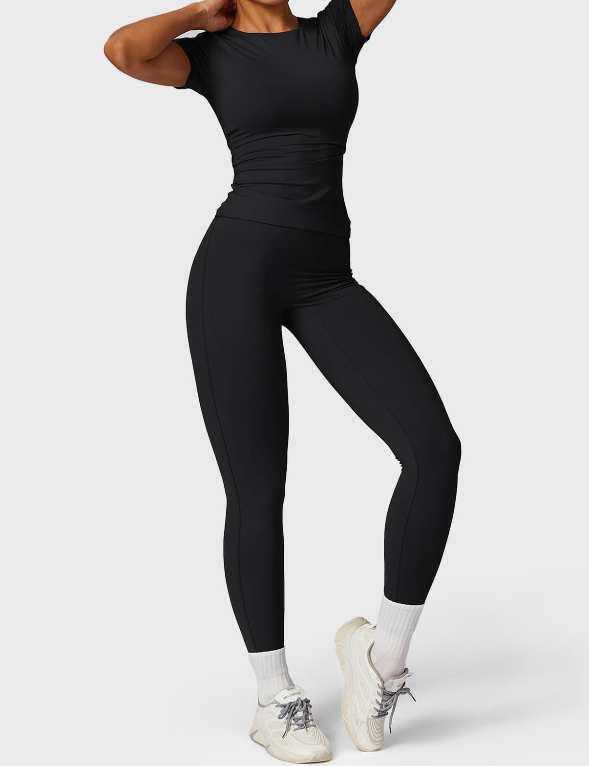 T-shirt Gymfit à manches courtes et col rond - Gymfit