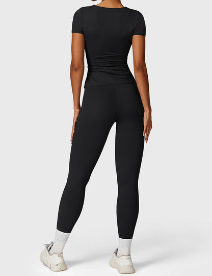 T-shirt Gymfit à manches courtes et col rond - Gymfit