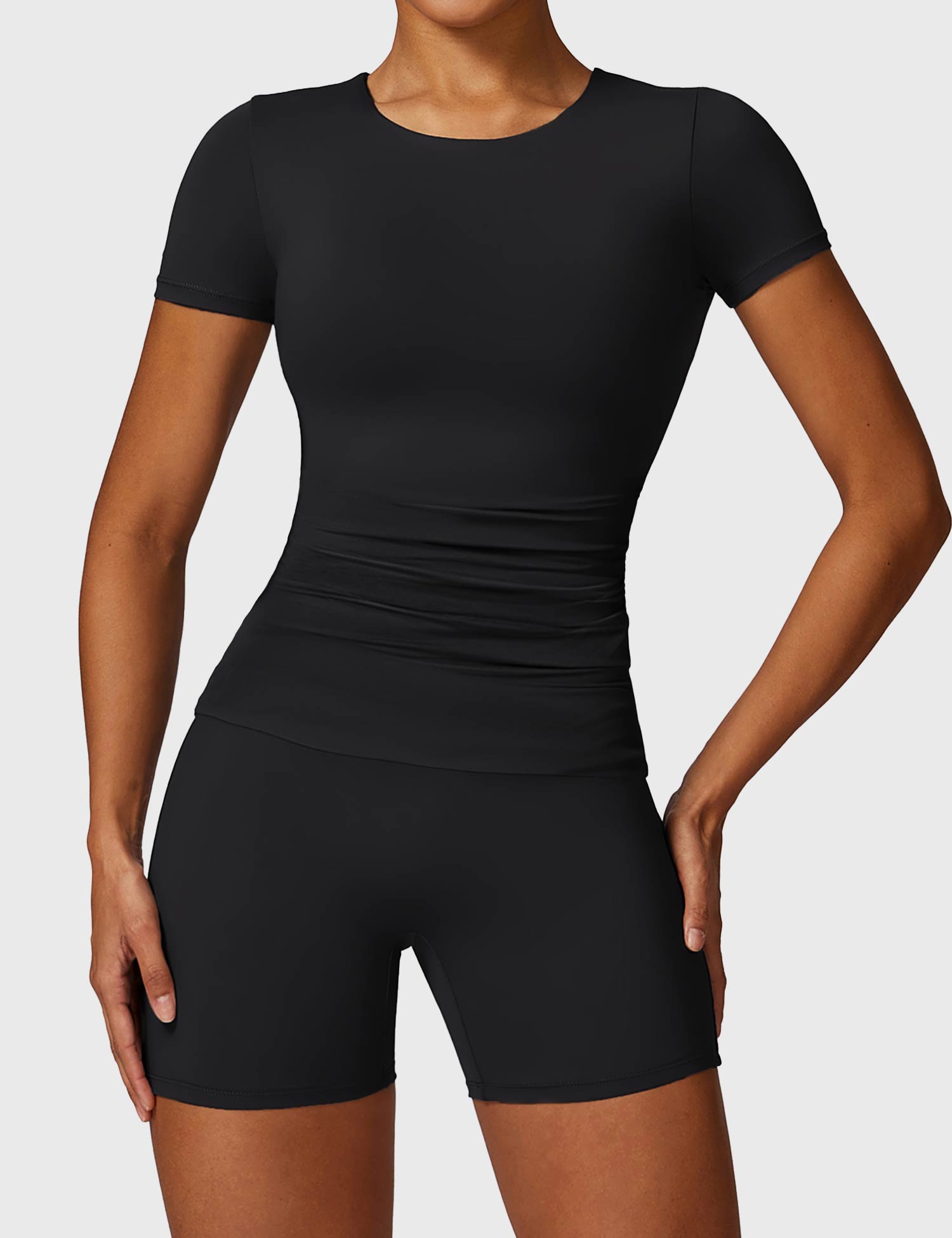 T-shirt à col rond et manches courtes Gymfit - Gymfit