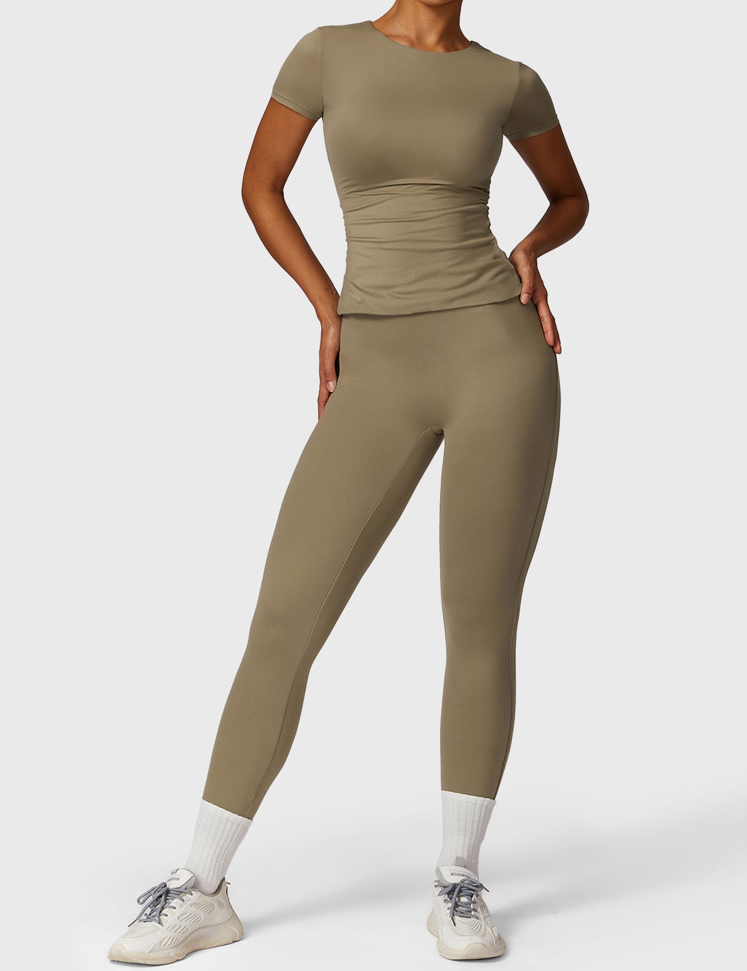 T-shirt à col rond et manches courtes Gymfit - Gymfit