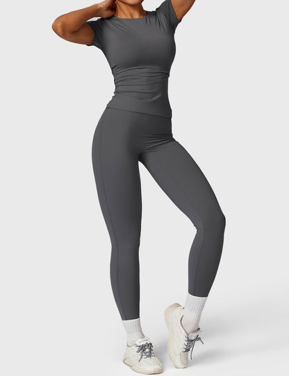 Gymfit T-shirt à manches courtes et col rond - Gymfit
