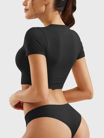 Gymfit Short Sleeve Crop Top - Gymfit