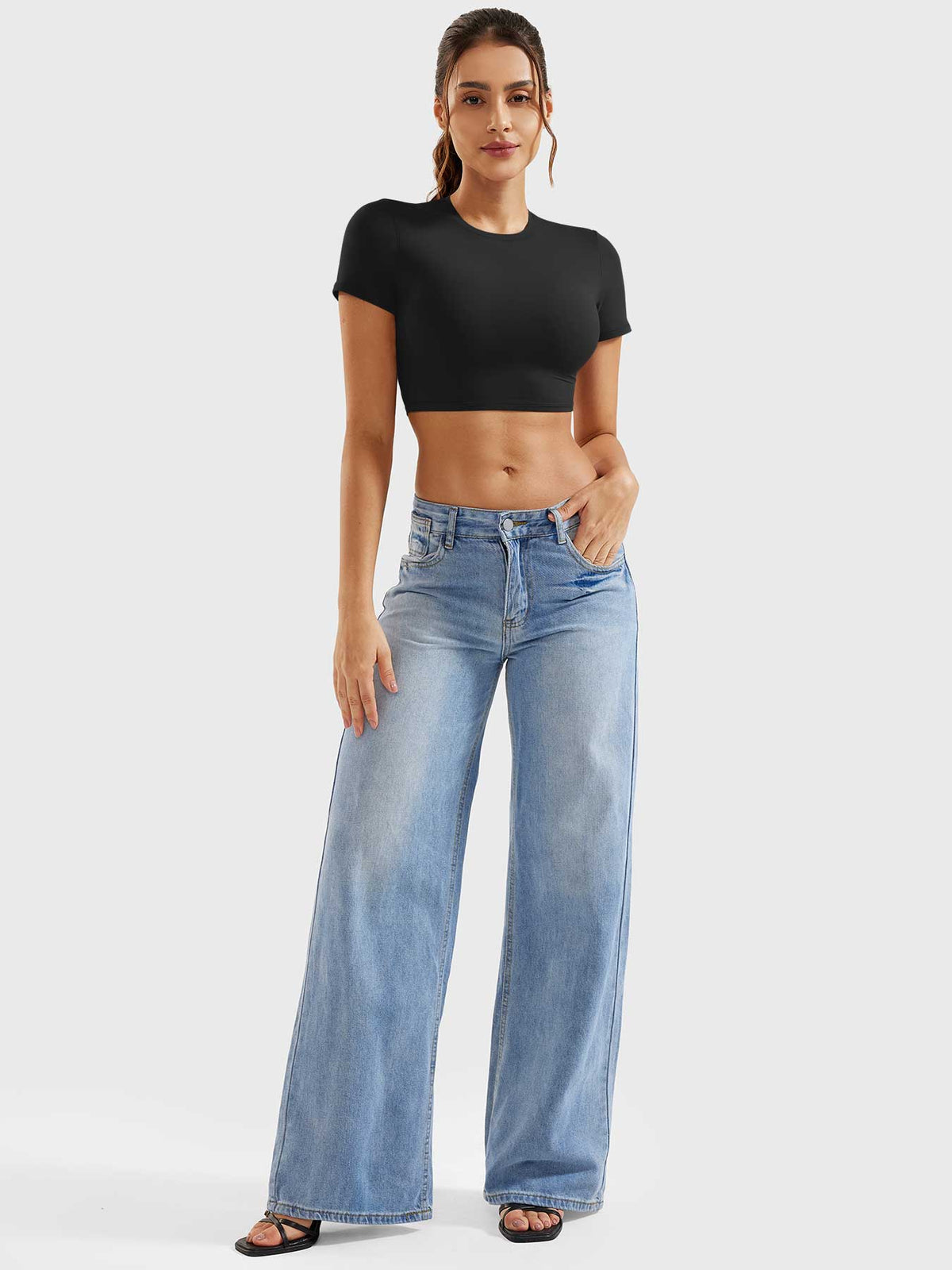 Gymfit Short Sleeve Crop Top - Gymfit