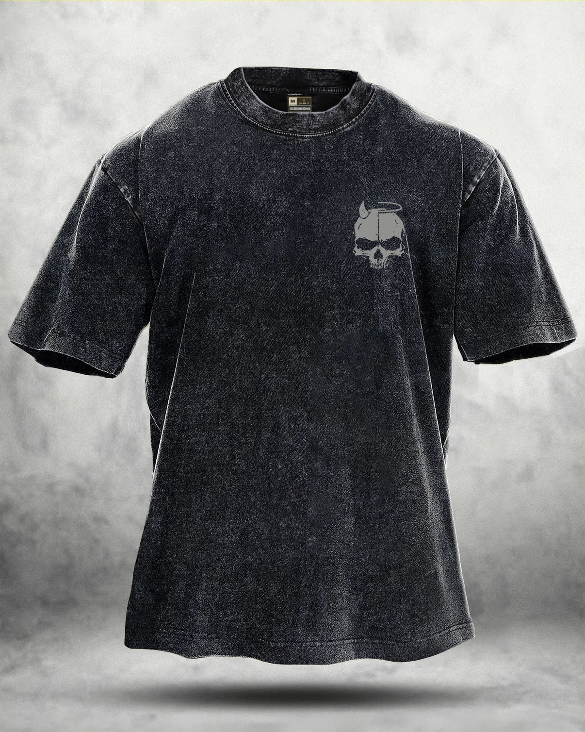 T-shirt délavé GYMFIT SKUL WING - Gymfit